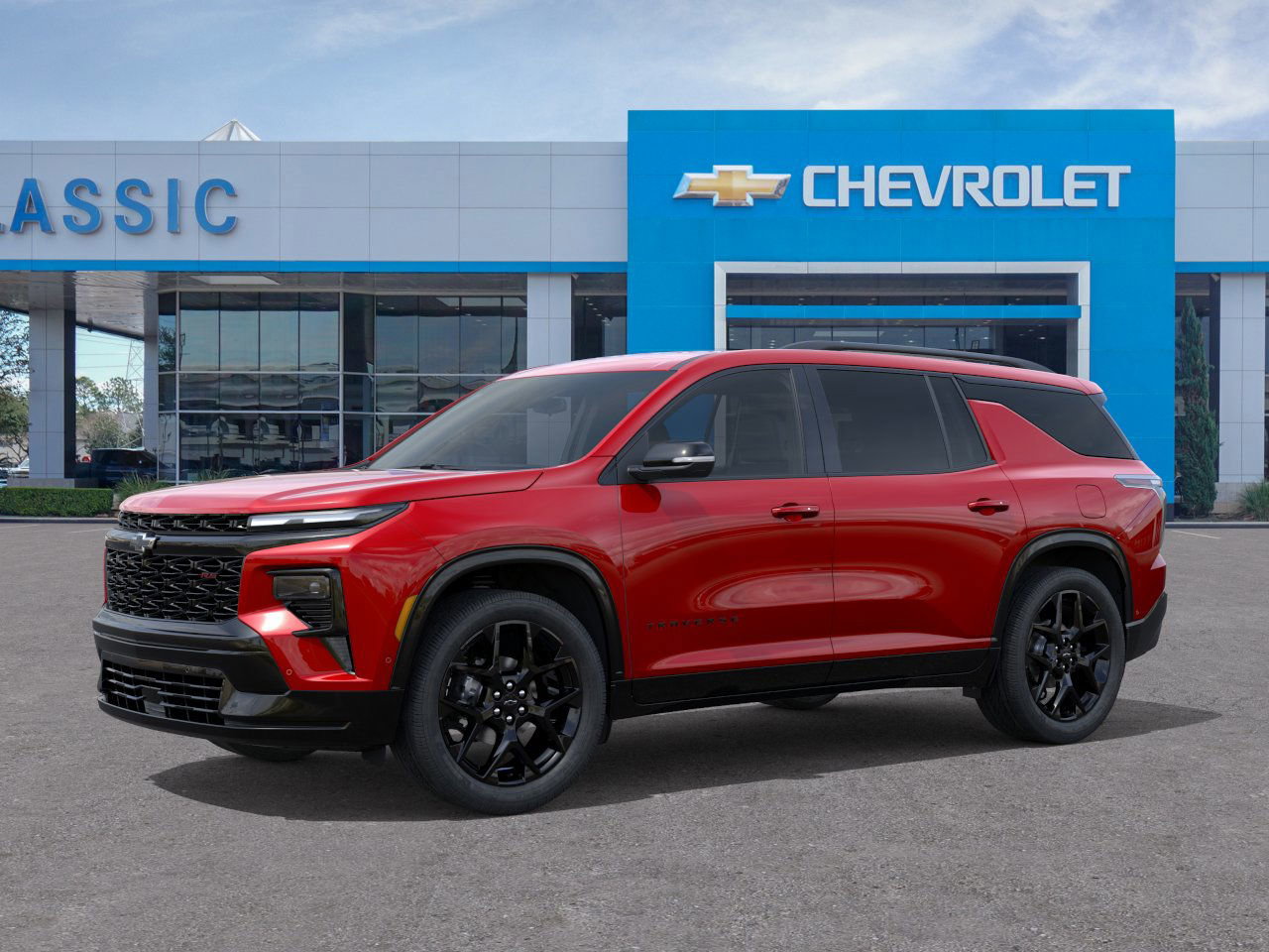 2026 Chevrolet Traverse RS Red at Classic Elite Chevrolet Hwy 6
