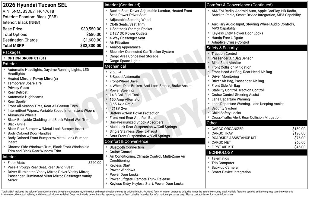 2026 Hyundai Tucson SEL's photo