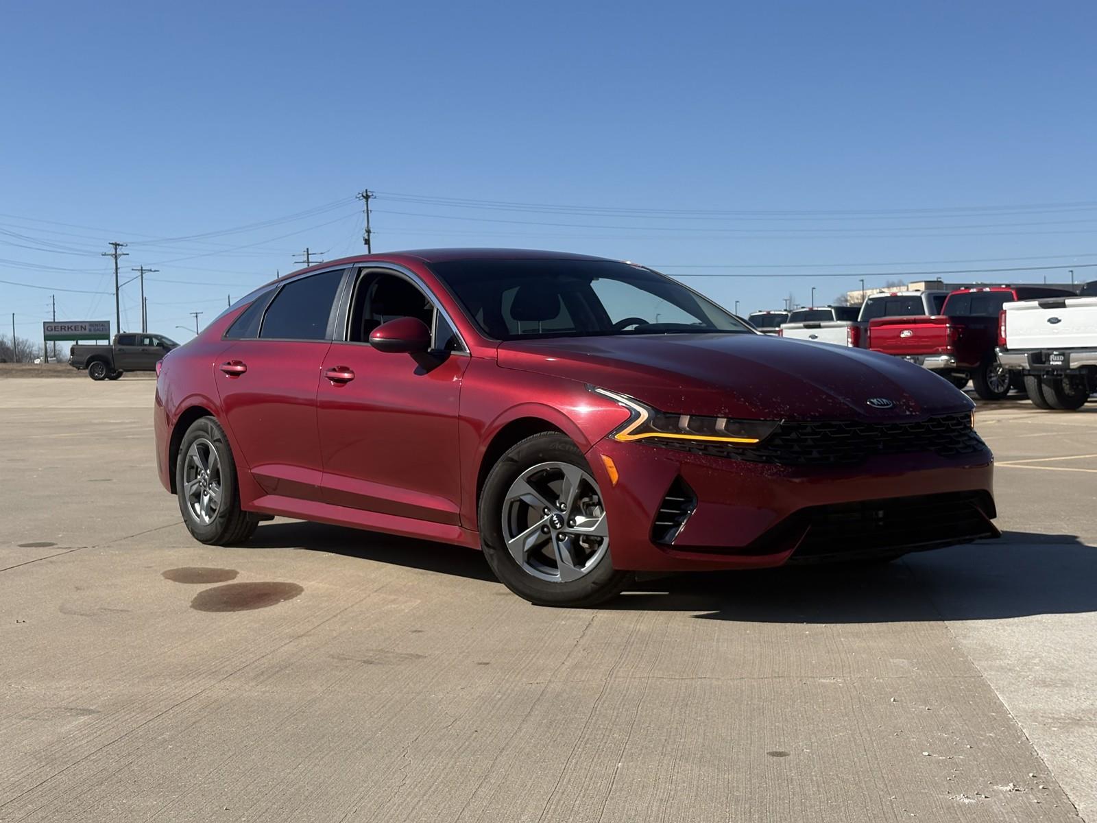 Used 2021 Kia K5 LXS with VIN 5XXG14J20MG018456 for sale in Kansas City