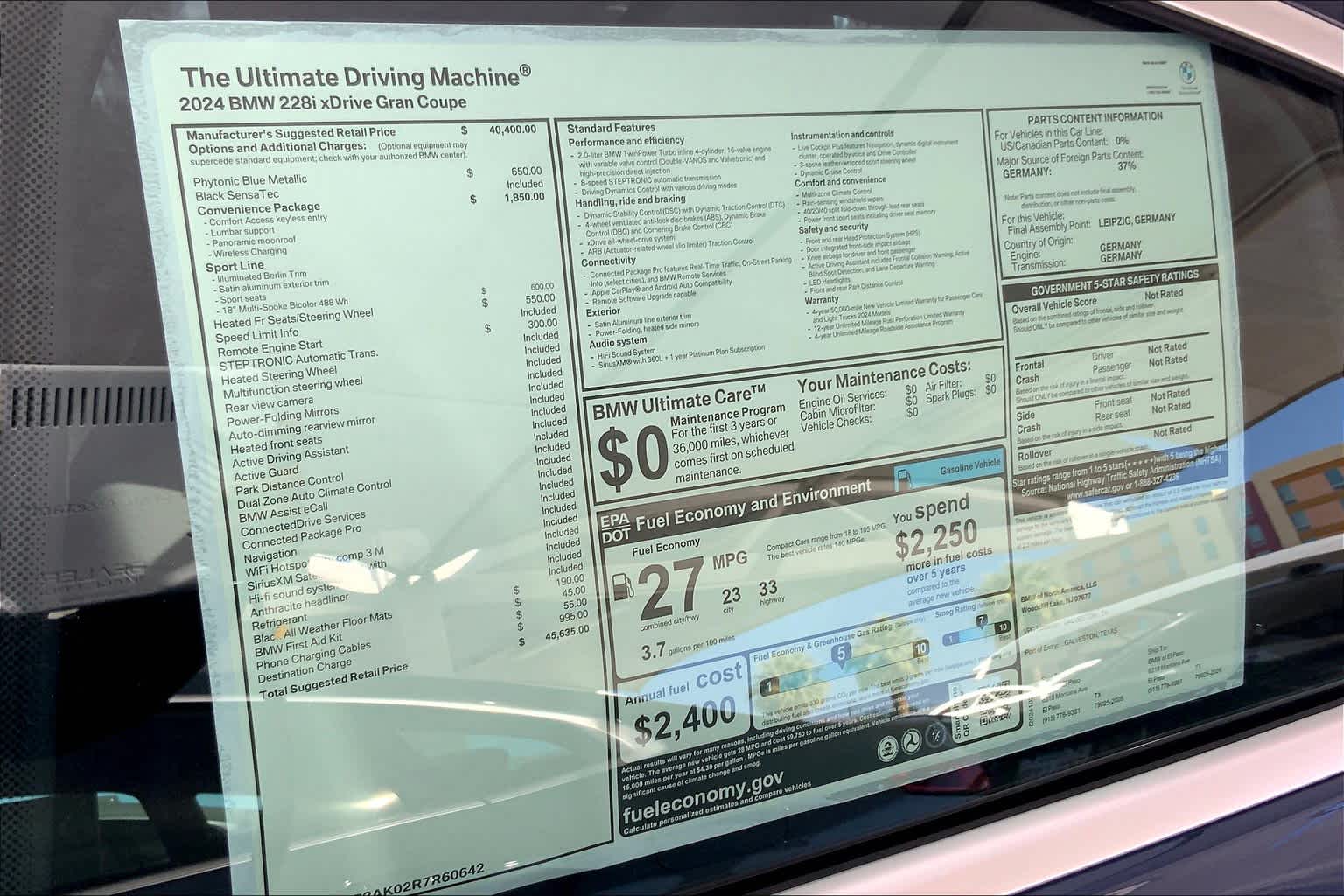 2024 Bmw 228i xDrive Gran Coupe photo 18