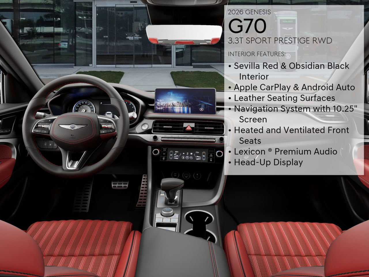2026 Genesis G70 3.3T Sport Prestige photo 16