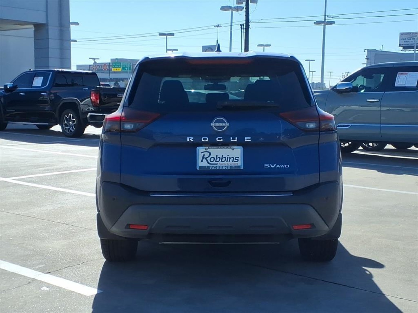 2023 Nissan Rogue SV Blue at Sterling McCall Nissan