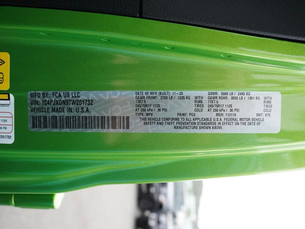 New 2026 Mojito Clear-Coat Exterior Paint Jeep Sport S image 29