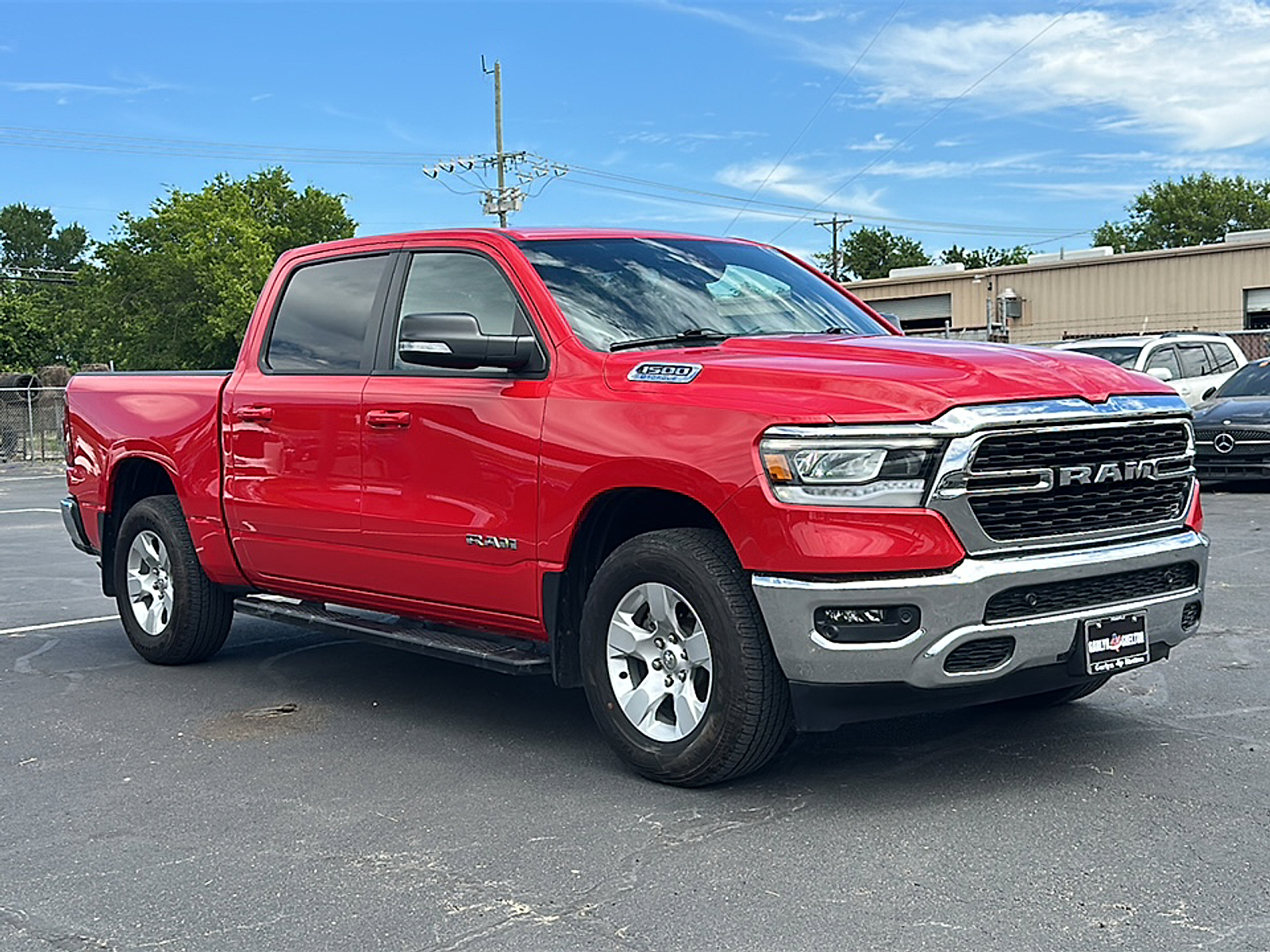 Used 2022 Flame Red Clearcoat RAM BIG HORN image 10