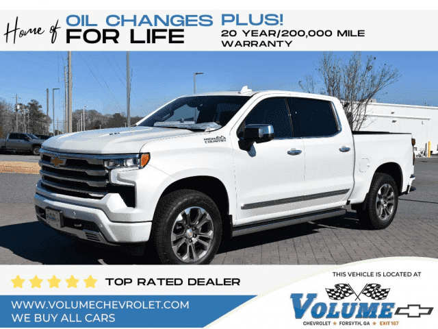 New 2025 Chevrolet Silverado 1500 High Country Crew Cab in