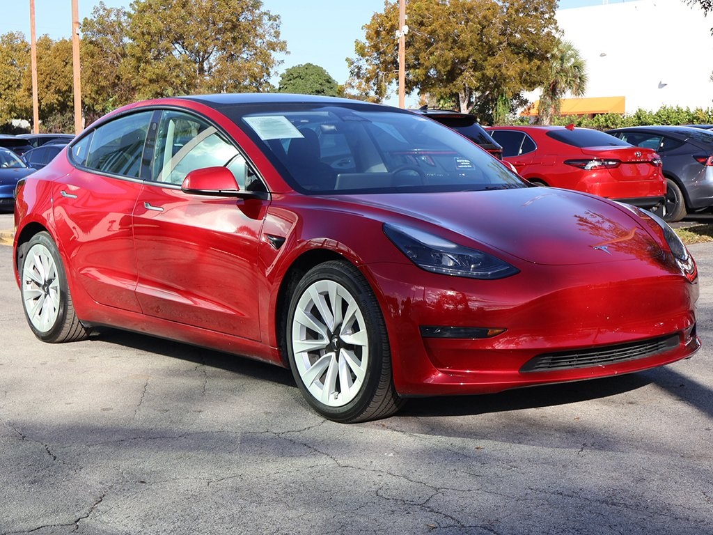 Used 2023 Tesla Model 3 Base with VIN 5YJ3E1EA1PF545478 for sale in Miami, FL