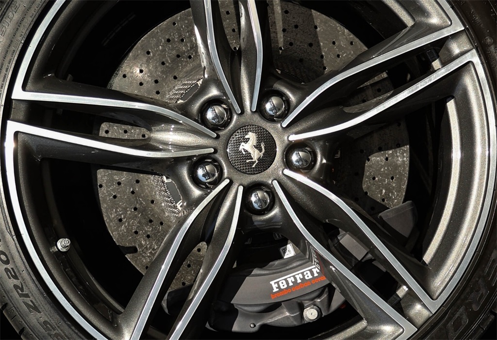 Certified Used 2024 Black Ferrari Base image 14