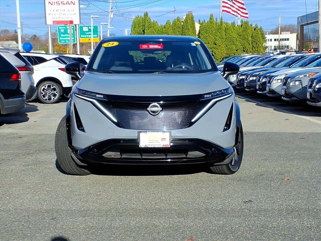 Certified 2023 Nissan Ariya Venture+ with VIN JN1BF0AA2PM401683 for sale in Lynnfield, MA