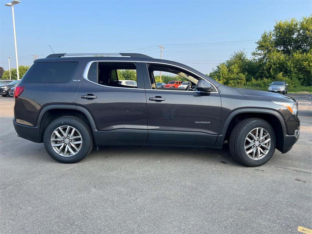 Used 2019 GMC Acadia SLE-2 with VIN 1GKKNSLS4KZ111852 for sale in Monroe, WI