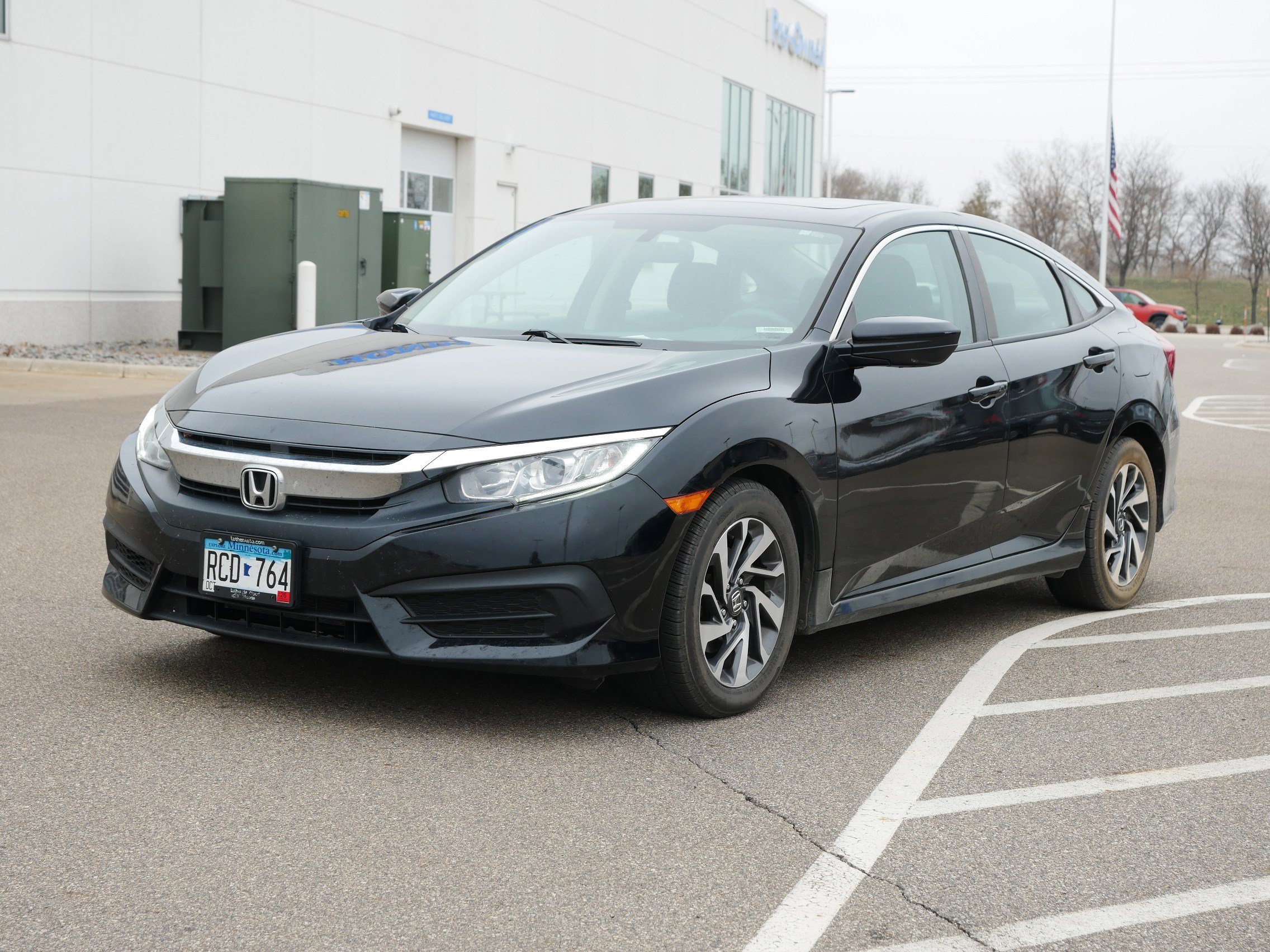 Used 2017 Honda Civic EX with VIN 19XFC2F79HE068494 for sale in Waite Park, Minnesota