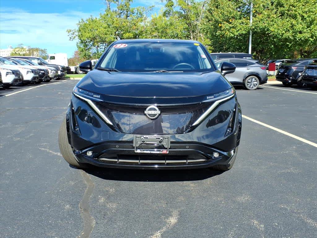 Certified 2023 Nissan Ariya Evolve+ with VIN JN1DF0BB7PM709786 for sale in Woburn, MA