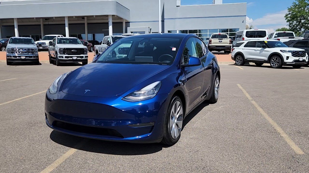Certified 2021 Tesla Model Y Long Range with VIN 5YJYGDEE7MF074839 for sale in Greeley, CO