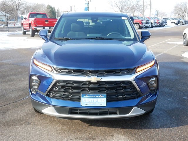 Certified 2023 Chevrolet Blazer 2LT with VIN 3GNKBHR46PS112559 for sale in Anoka, Minnesota