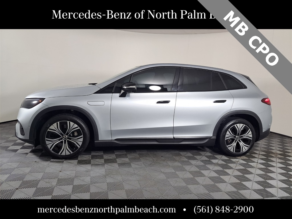 Certified 2023 Mercedes-Benz EQE SUV Base with VIN 4JGGM2BB5PA003828 for sale in Palm Beach Gardens, FL