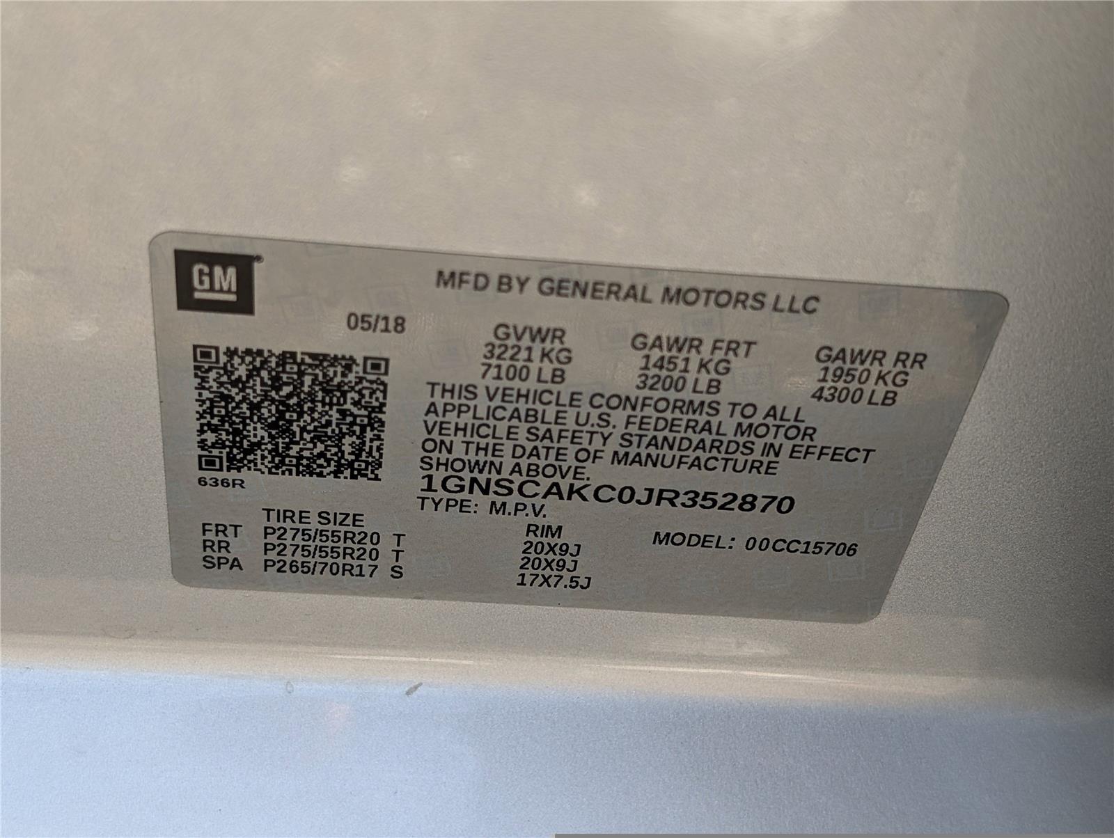2018 Chevrolet Tahoe LS photo 27