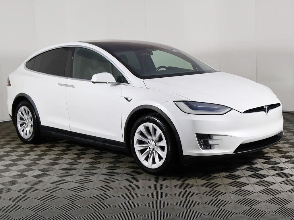 Used 2021 Tesla Model X Long Range Plus with VIN 5YJXCAE23MF322953 for sale in Akron, OH
