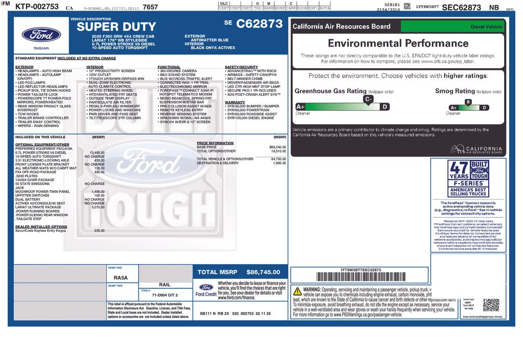 2025 Ford F-350 Super Duty Lariat