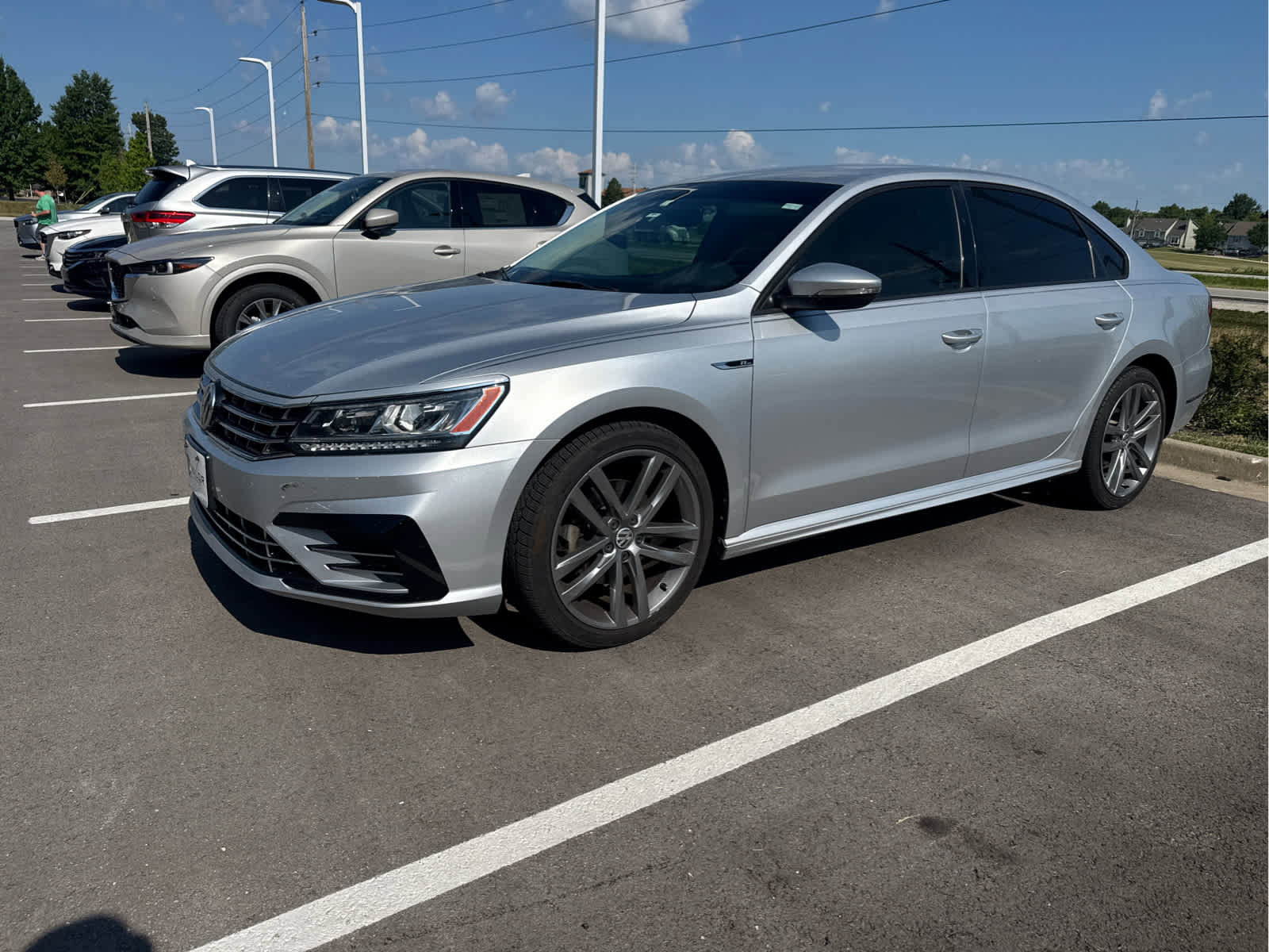 Used 2018 Volkswagen Passat R-Line with VIN 1VWAA7A33JC024406 for sale in Kansas City