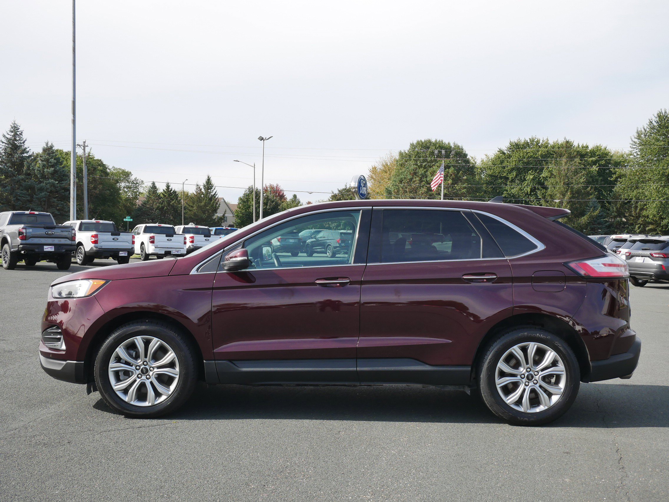Used 2024 Ford Edge Titanium with VIN 2FMPK4K9XRBA77851 for sale in Hastings, Minnesota