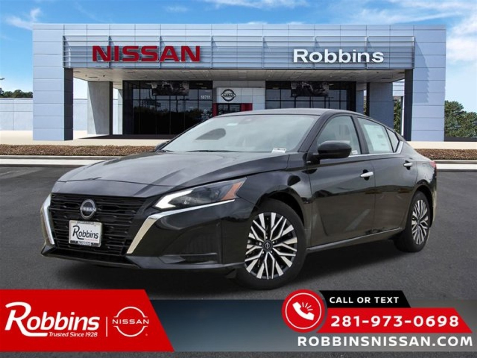 2025 Nissan Altima SV Black at Robbins Nissan