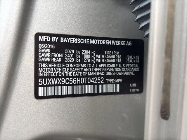 2017 Bmw X3 xDrive28i photo 23