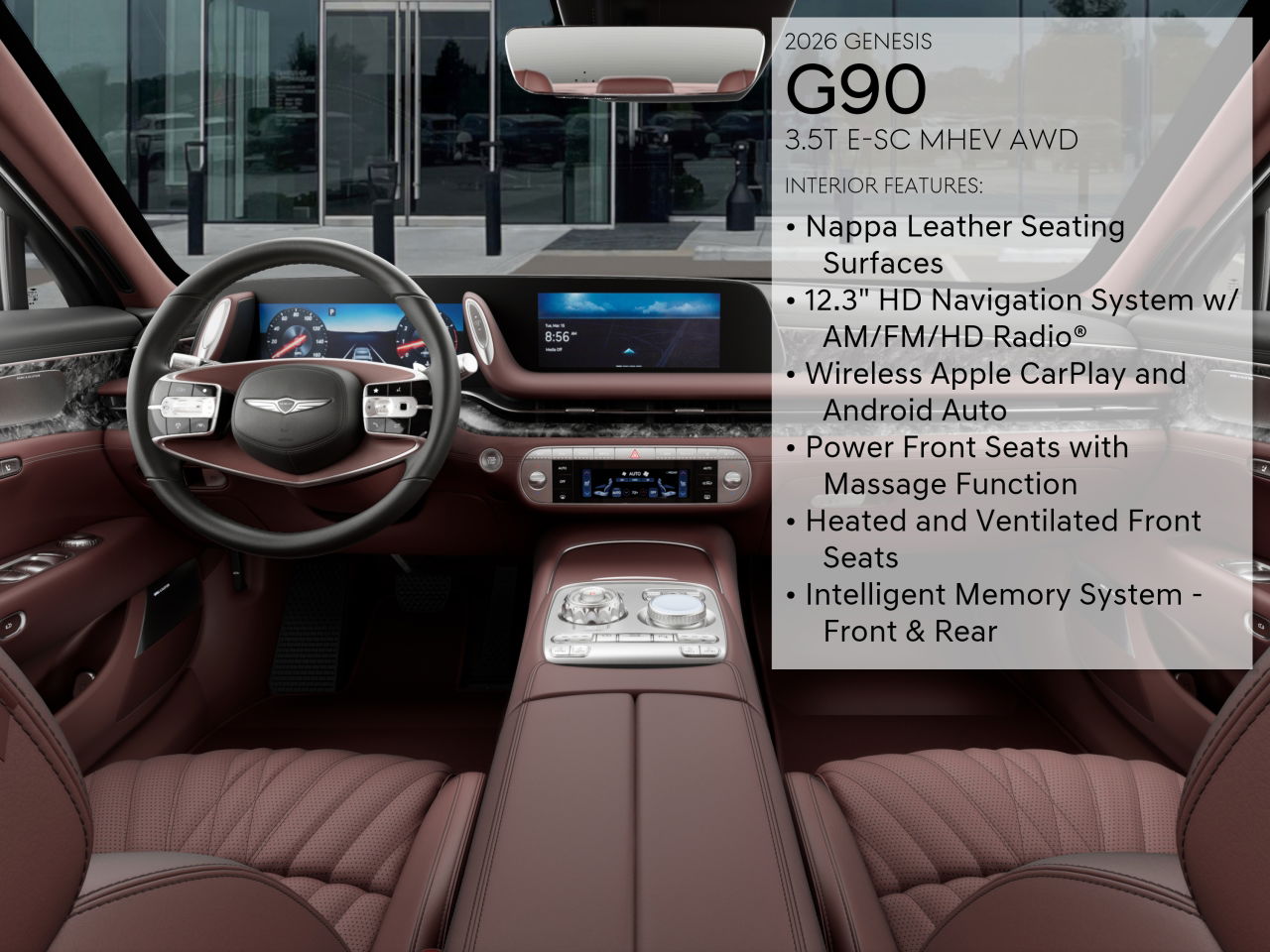 2026 Genesis G90 3.5T E-Supercharger photo 17