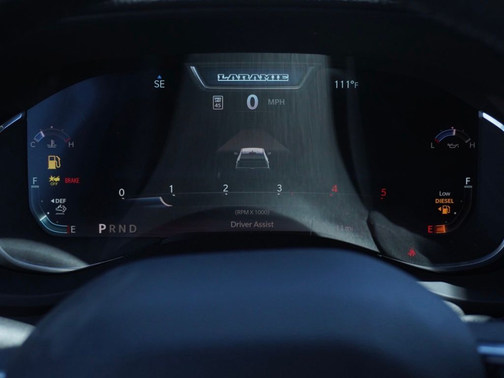 New 2026 Granite Crystal Metallic Clear-Coat Exterior Paint RAM Laramie Night Edition image 15