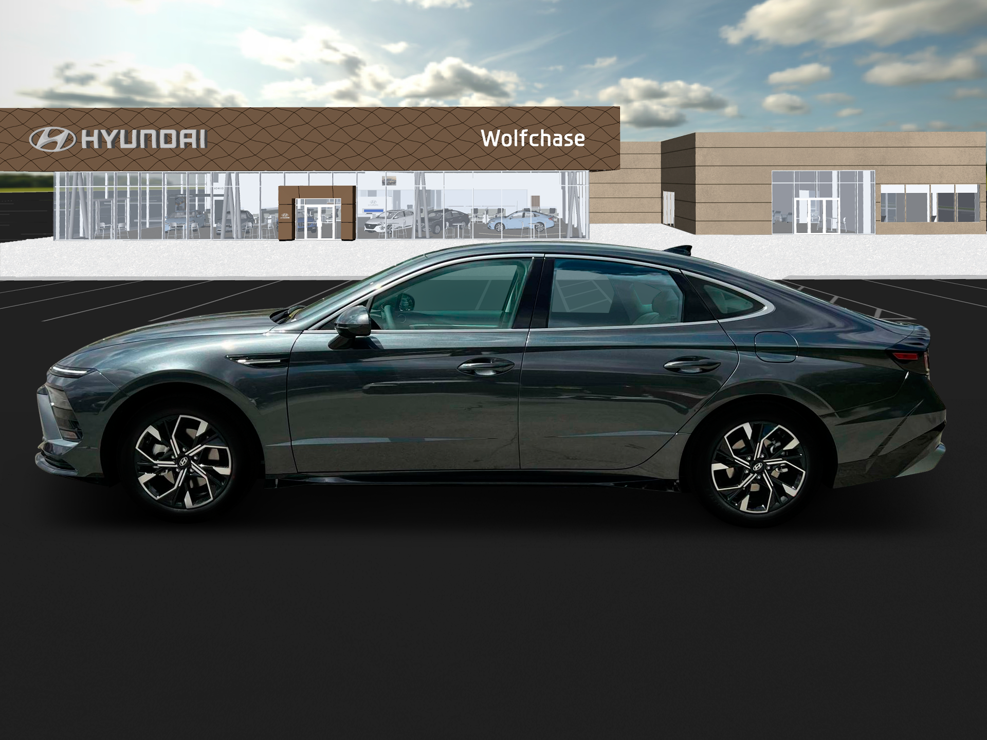 New 2025 Gray Hyundai SEL image 3