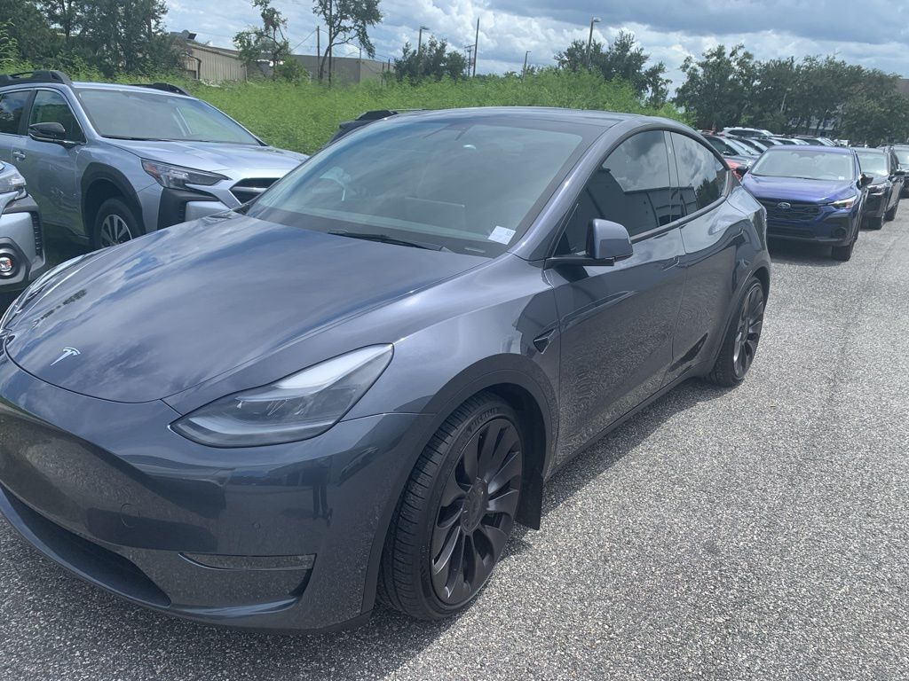 Used 2021 Tesla Model Y Performance with VIN 5YJYGDEF1MF137586 for sale in Northfield, Minnesota