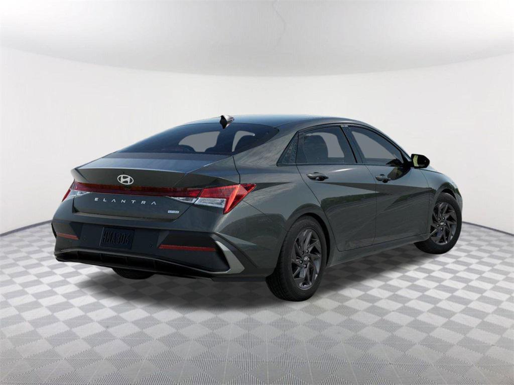 2025 Hyundai Elantra Hybrid Blue photo 3