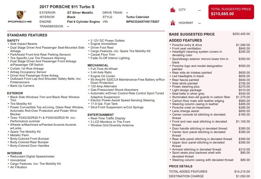 2017 PORSCHE 911 - Image 37