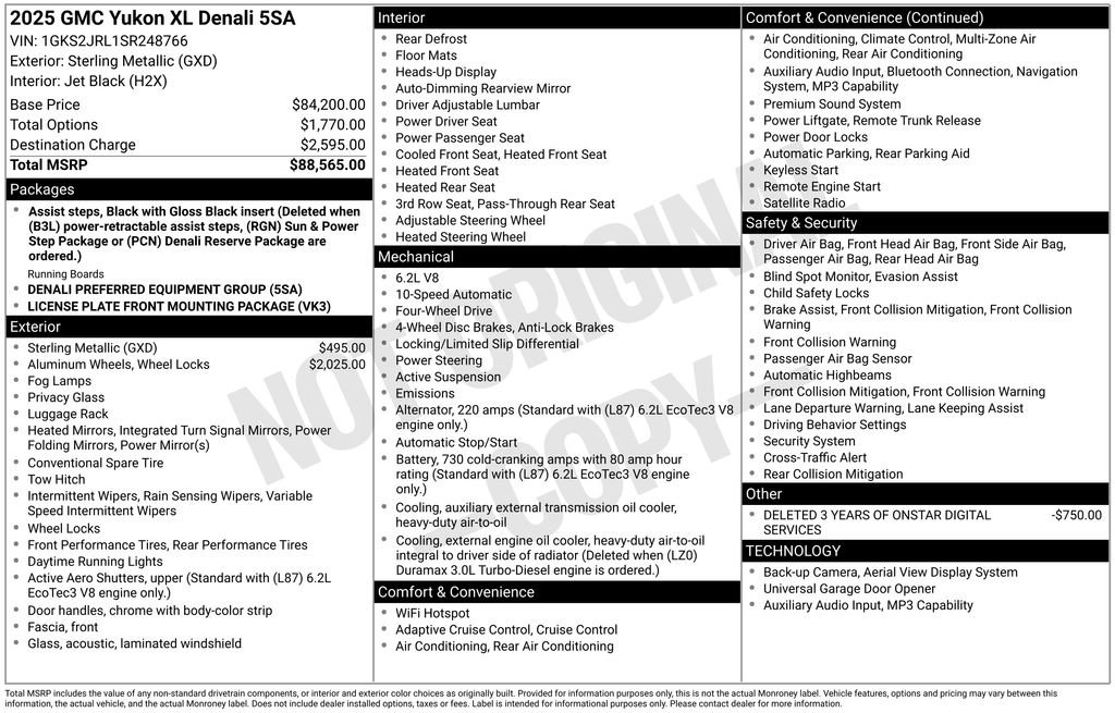 2025 GMC Yukon XL Denali's photo