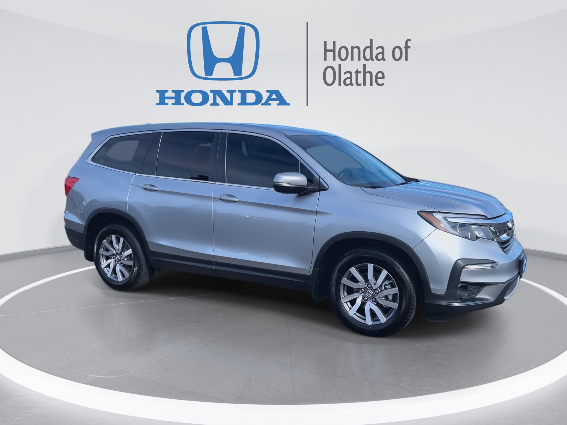 Used 2019 Honda Pilot EX-L with VIN 5FNYF6H51KB014045 for sale in Kansas City
