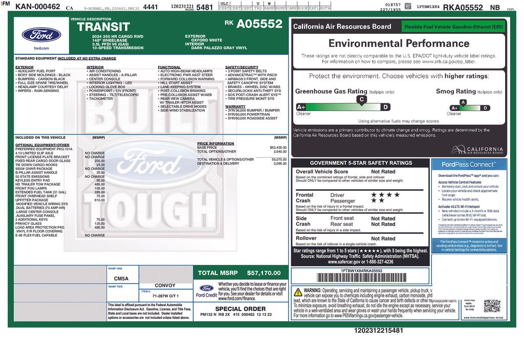 2024 Ford Transit 350