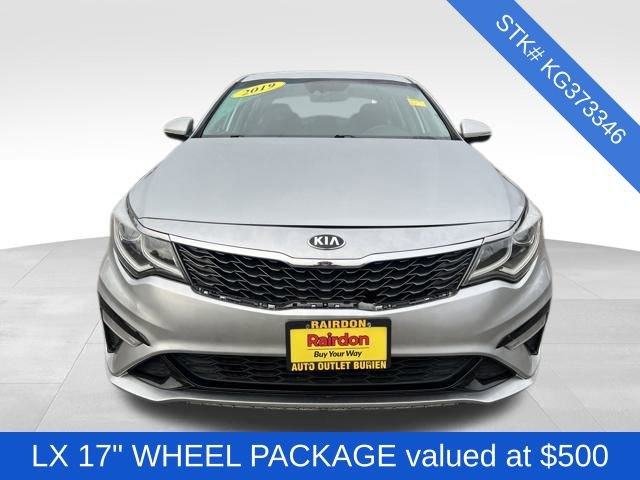Used 2019 Kia Optima LX with VIN 5XXGT4L37KG373346 for sale in Burien, WA