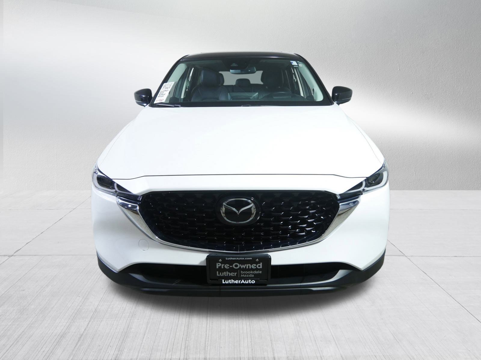 Certified 2023 Mazda CX-5 S Premium Plus package with VIN JM3KFBEM8P0153323 for sale in Brooklyn Center, Minnesota