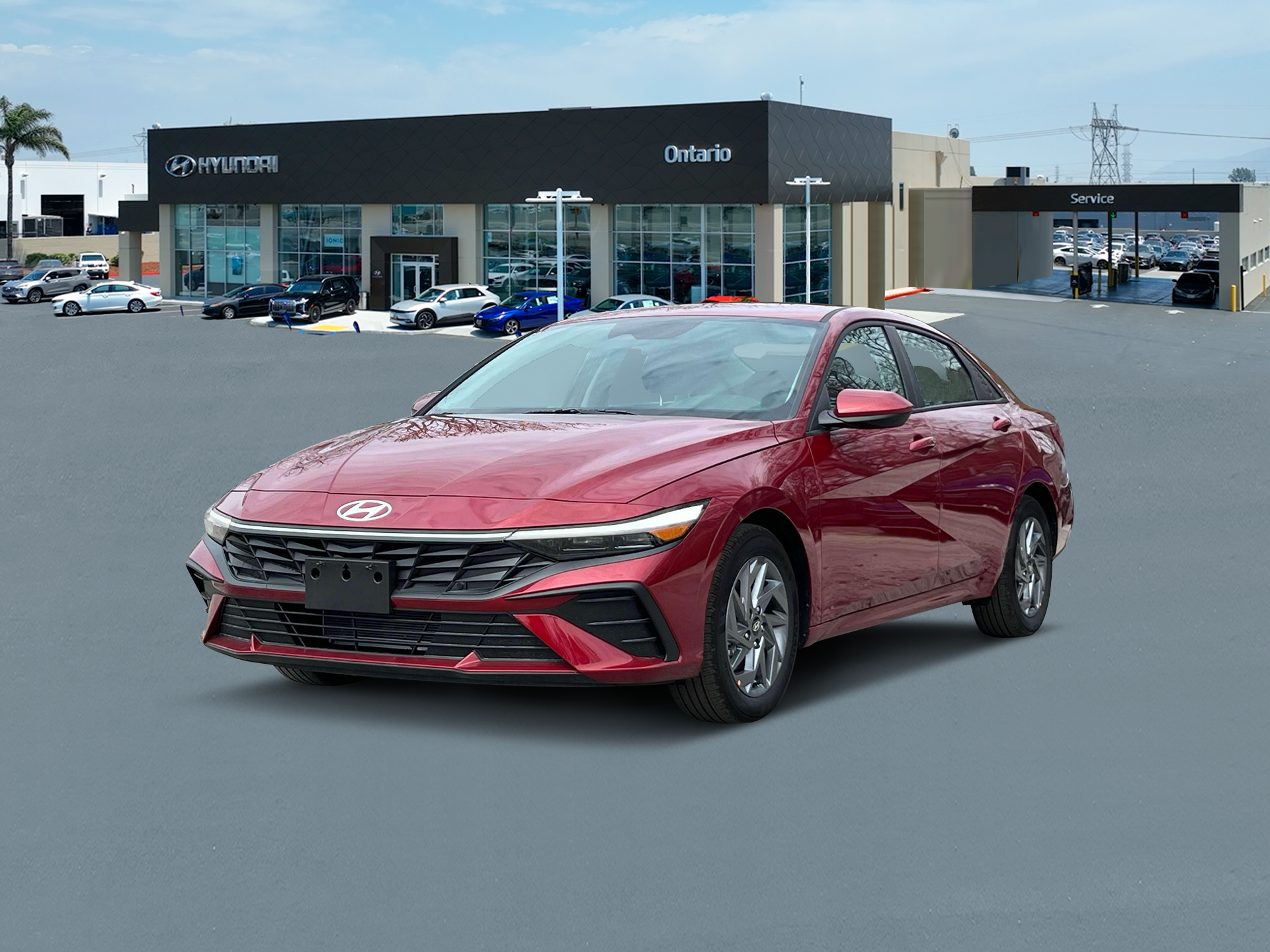 New 2024 Ultimate Red Hyundai SEL image 1