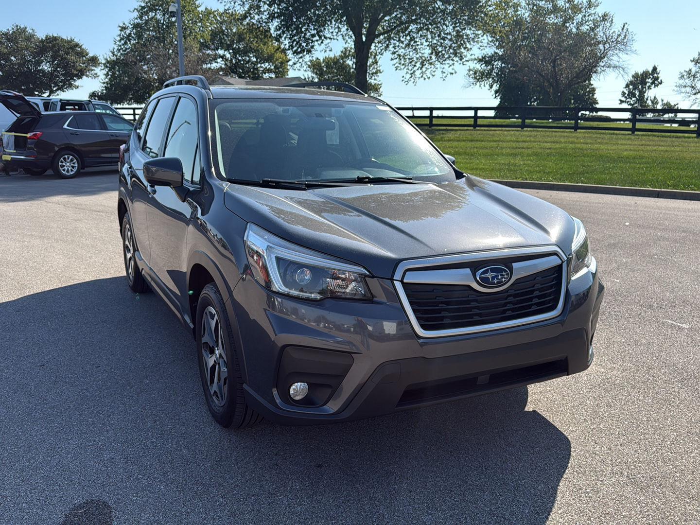 Used 2021 Subaru Forester Premium with VIN JF2SKAFC4MH575110 for sale in Salem, IN