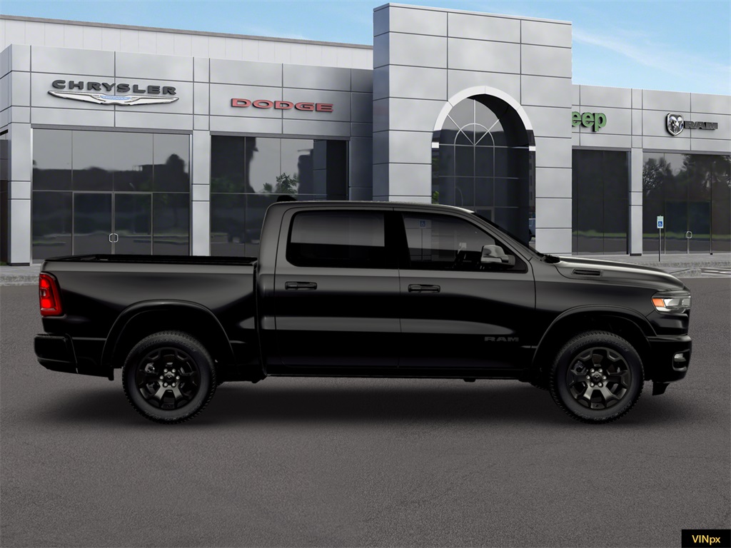 New 2026 Diamond Black Crystal Pearl-Coat Exterior Paint RAM Big Horn/Lone Star image 8
