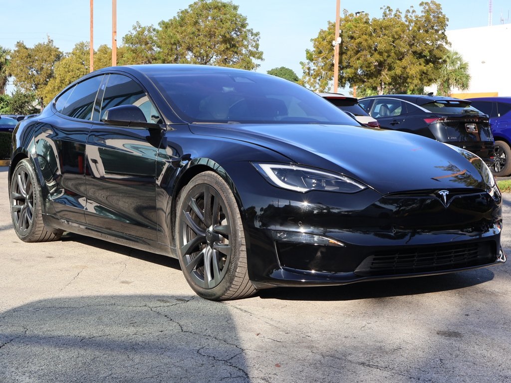 Used 2023 Tesla Model S Plaid with VIN 5YJSA1E6XPF499359 for sale in Miami, FL