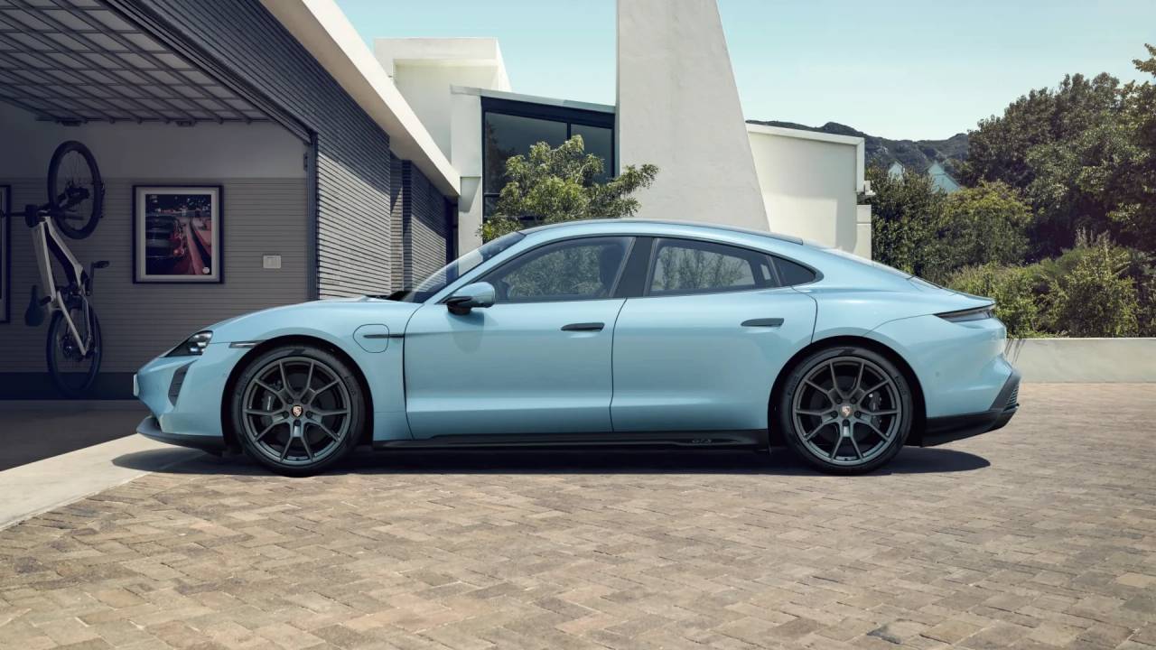 Certified 2023 Porsche Taycan GTS with VIN WP0AD2Y11PSA48500 for sale in Thousand Oaks, CA