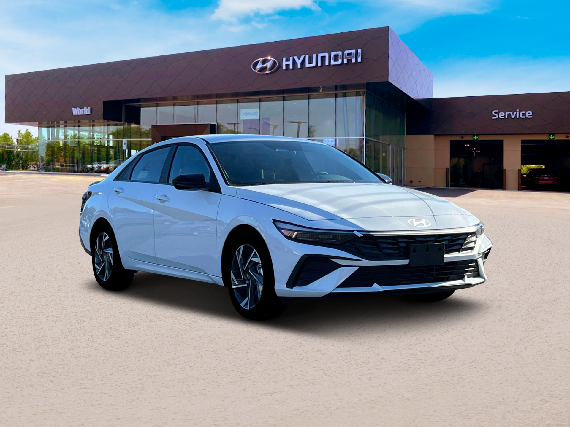 New 2025 Serenity White Hyundai SEL Sport image 11