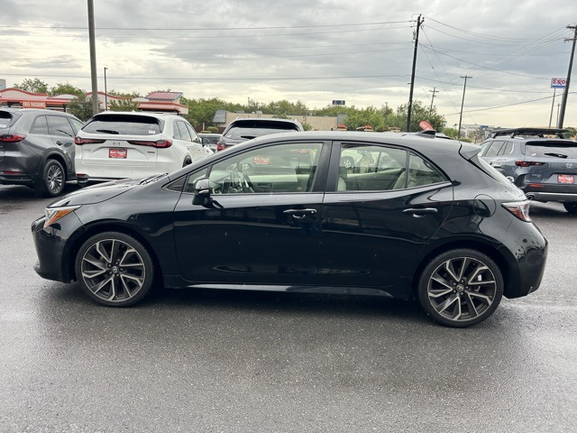 Used 2021 Toyota Corolla Hatchback XSE with VIN JTNA4MBE1M3105932 for sale in Edinburg, TX