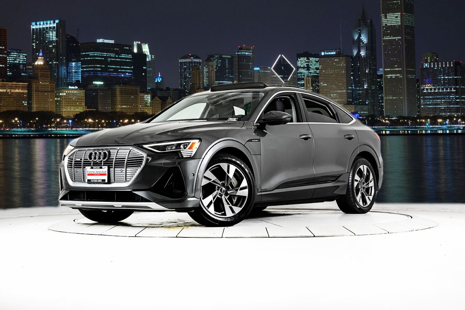 Used 2021 Audi e-tron Sportback Premium Plus with VIN WA12AAGE3MB012158 for sale in Chicago, IL