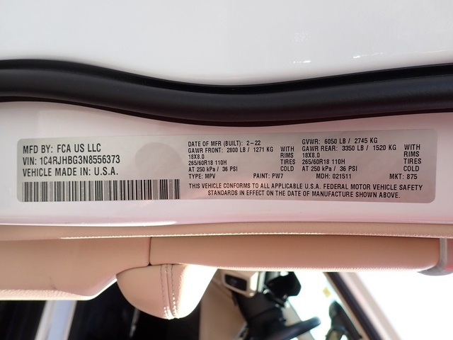 2022 Jeep Grand Cherokee Limited photo 17