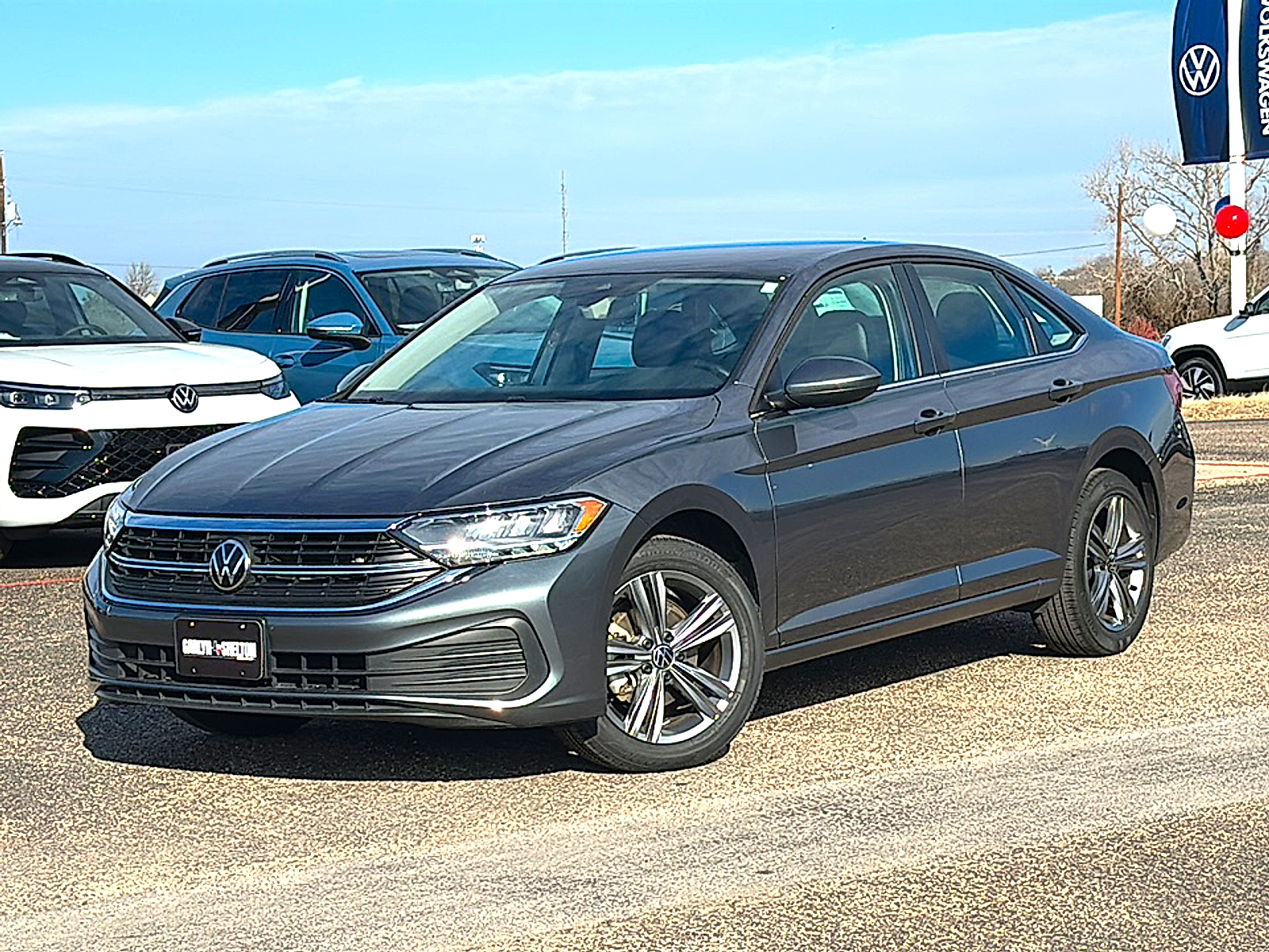 Used 2024 Volkswagen Jetta SE with VIN 3VWEM7BU2RM055267 for sale in Temple, TX