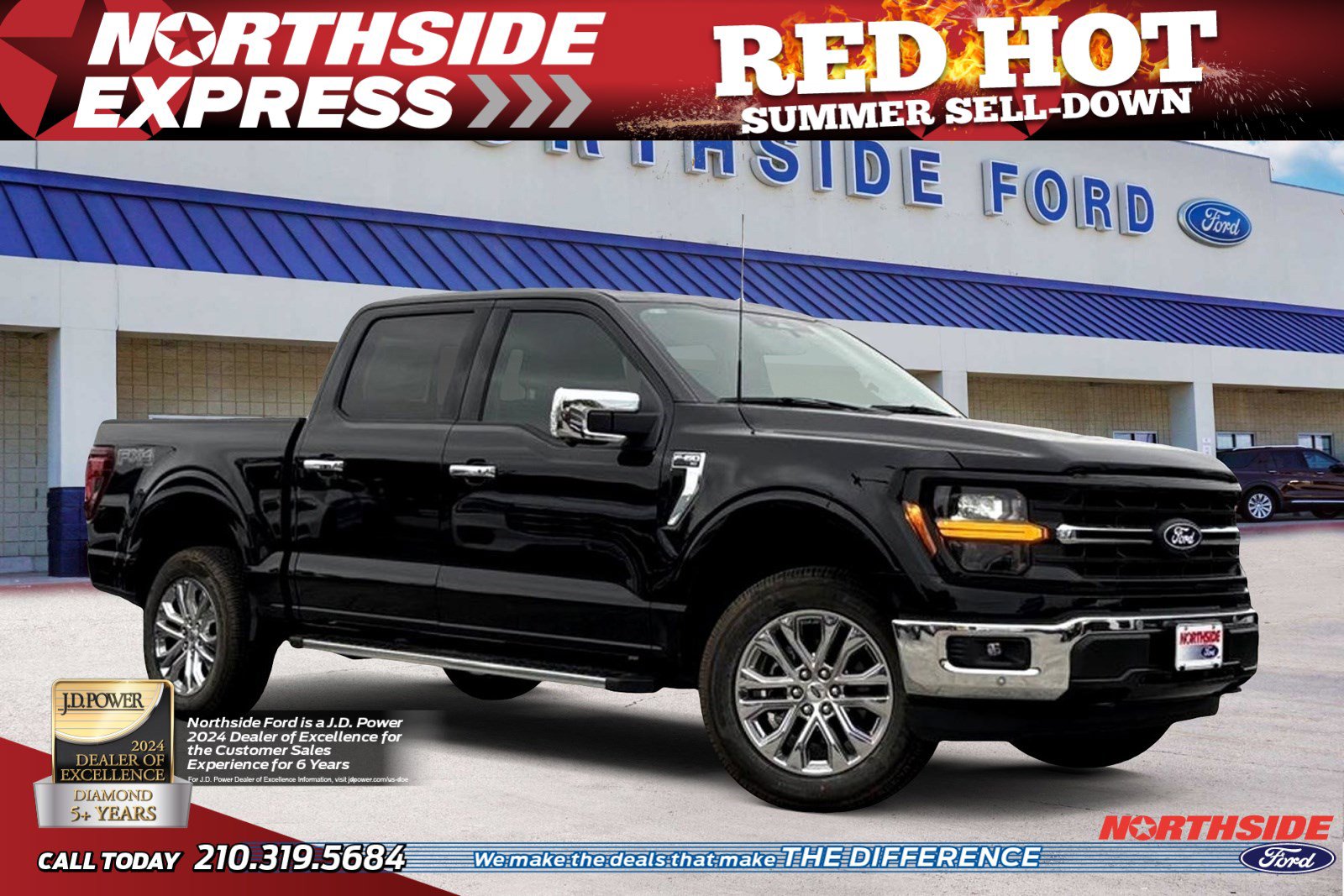 New 2024 Ford F-150 XLT Crew Cab Pickup in San Antonio