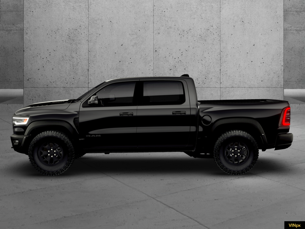 New 2026 Diamond Black Crystal Pearl-Coat Exterior Paint RAM RHO image 2