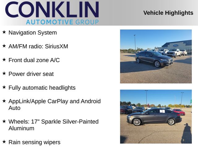 Used 2020 Ford Fusion Hybrid SE with VIN 3FA6P0LU8LR250519 for sale in Newton, KS