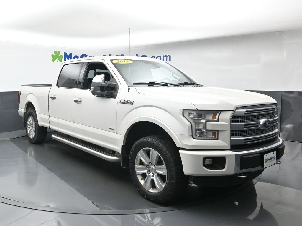 Used 2015 Ford F-150 Platinum with VIN 1FTFW1EG9FFC53196 for sale in Marion, IA